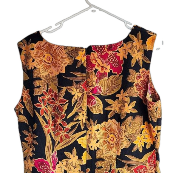 Tropical Floral Print Dress, size 12 - Picture 4 of 4